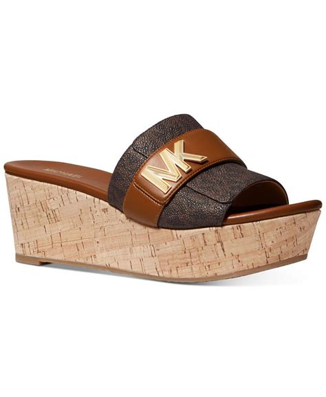 michael kors jilly flat sandals|michael kors jilly platform slide.